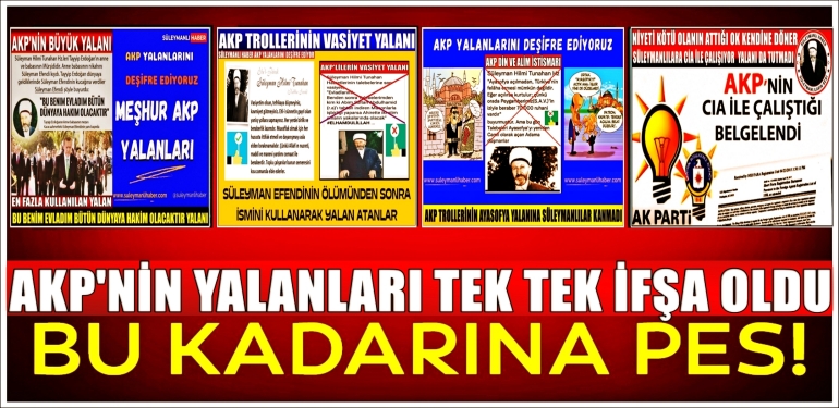 AKP Medyası ve Trolleri Süleyman Hilmi Tunahan’ı Kullanmaya Devam Ediyor